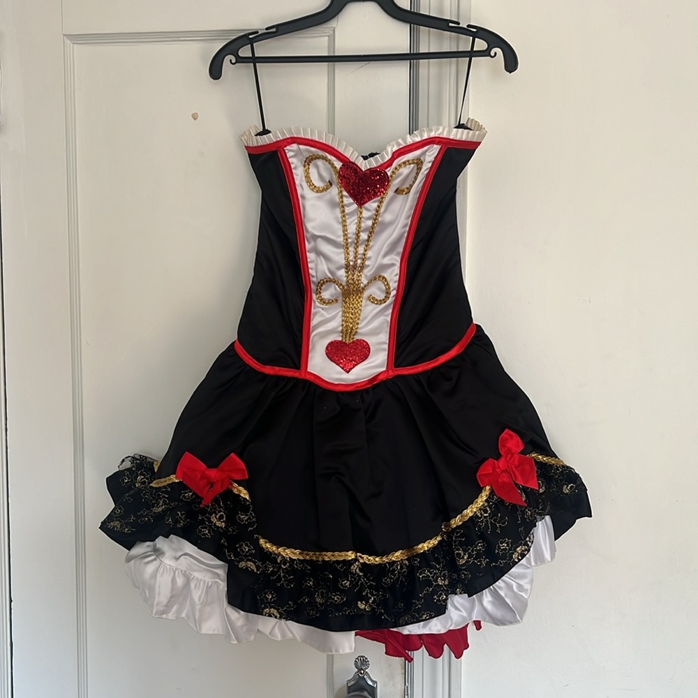 Leg Avenue Queen of Hearts Costume Size M